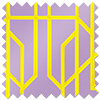 Bamboo Candy, Yellow Lilac - Made To Measure Curtains